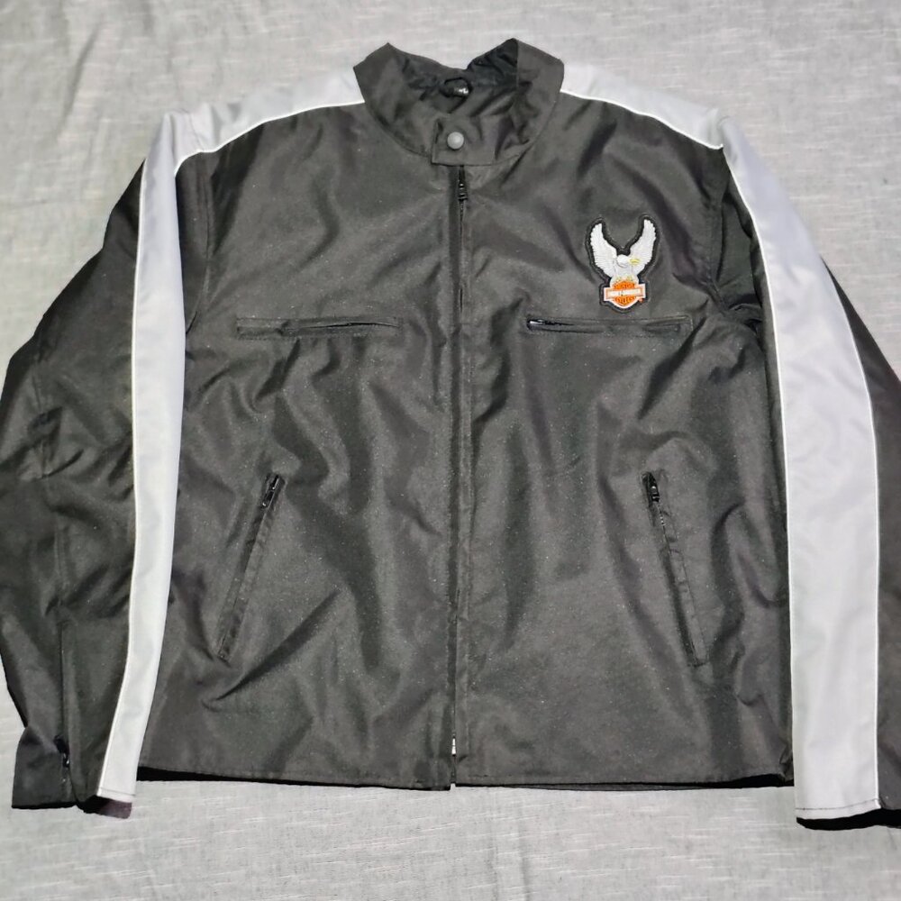 Vance‎ Leathers Jacket Vented Nylon Moto Quilt Lined Size 3XL Men's Biker
